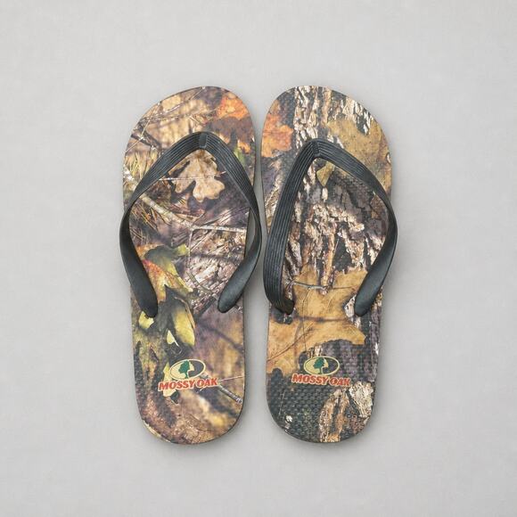 Mossy Oak Other - Mossy Oak Men's Camo Flip Flops Sandals Size Large L 11-12 Obsession Camouflage